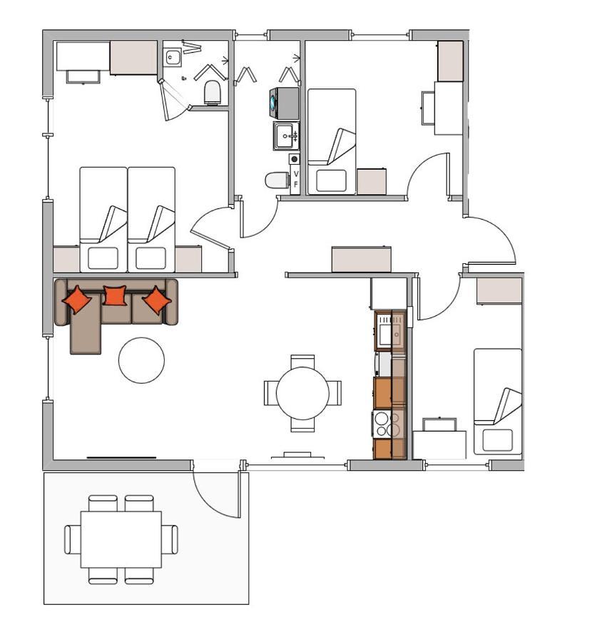 Telemark Apartments Langgt 48 ポールスグルン エクステリア 写真